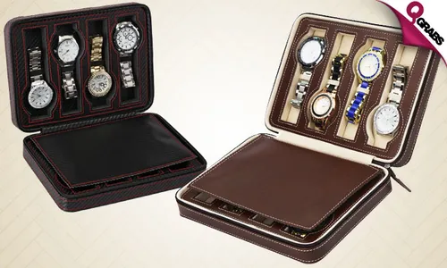 8-Slot Travel Watch Box!